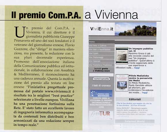 Premio Euromediterraneo 2006 a √i√i