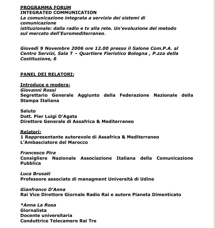 Premio Euromediterraneo 2006 a √i√i