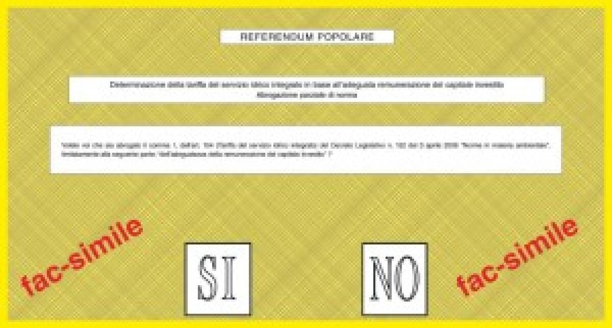Provincia Enna. 2011 Referendum 2 - votanti 83.137 su 141.733: 58.66 %; - 