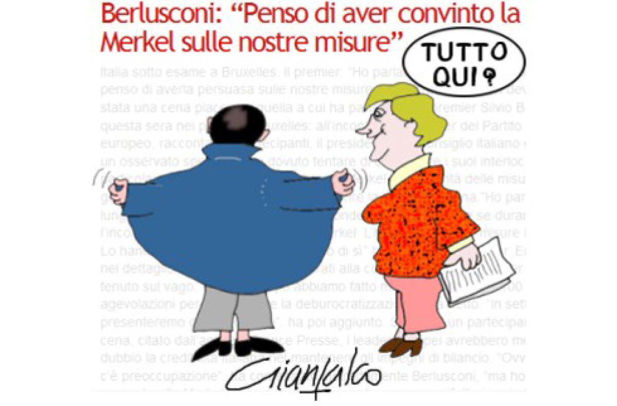 Gianfalco. Angela e le misure di Silvio - 