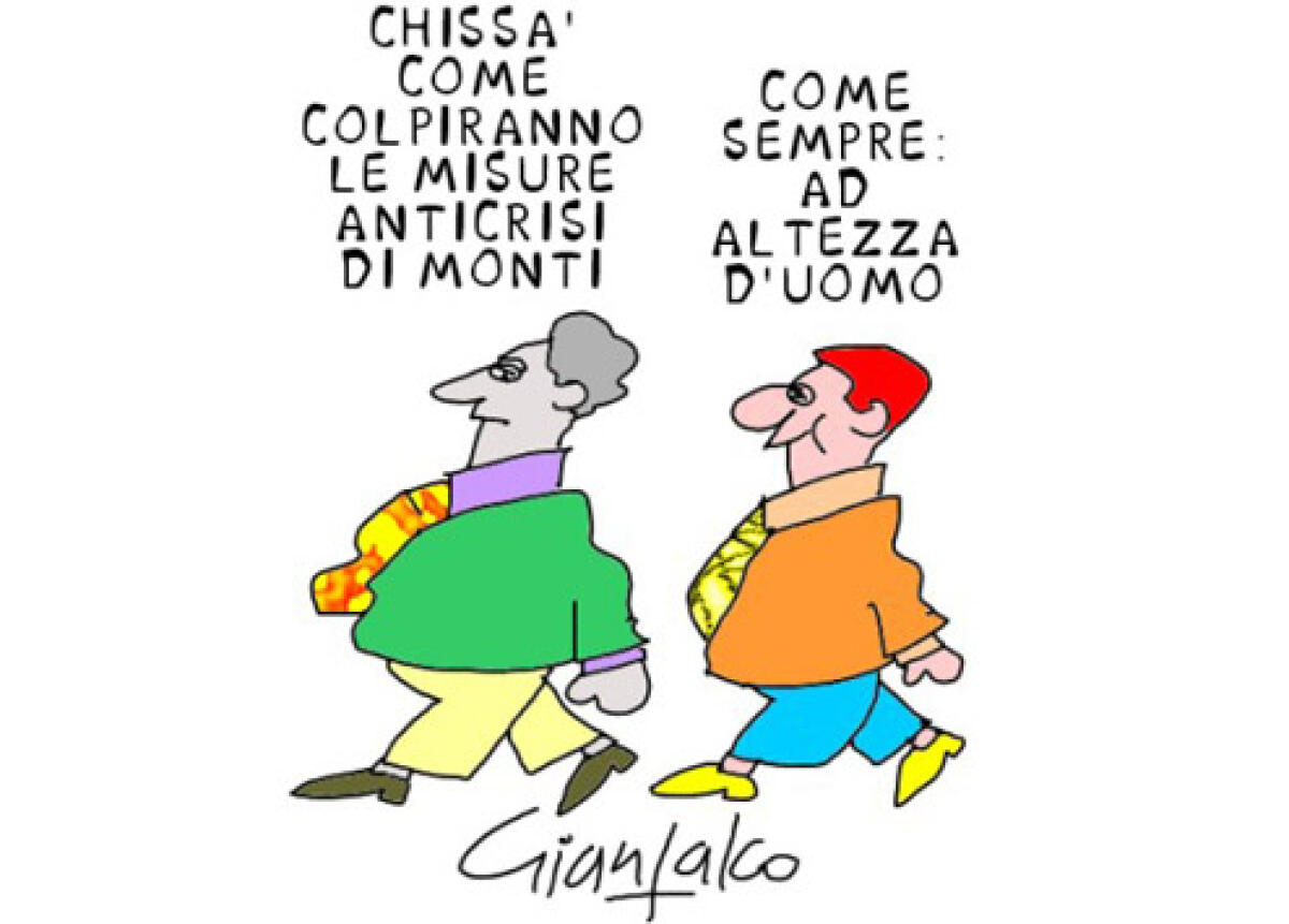 Gianfalco. Le misure di Monti - 