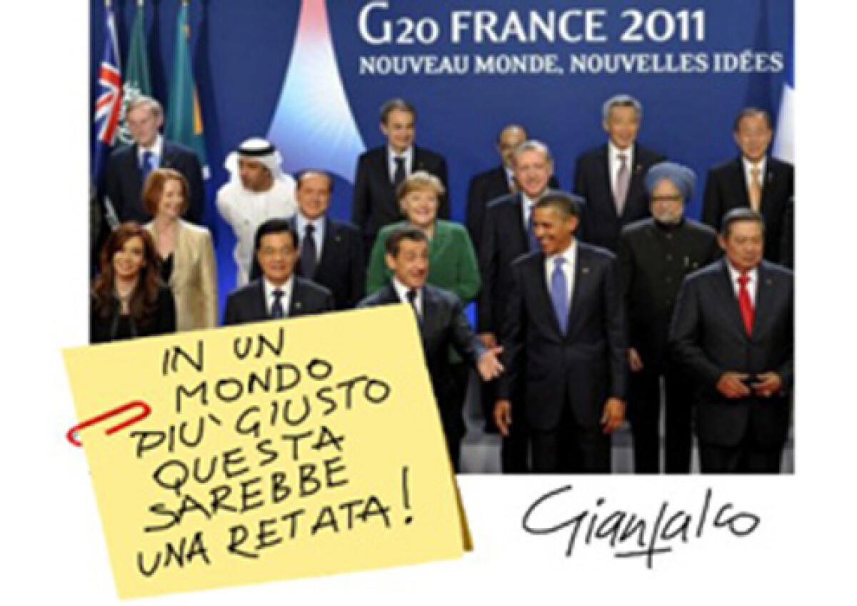 Gianfalco. G20: foto di gruppo, come al commissariato - 