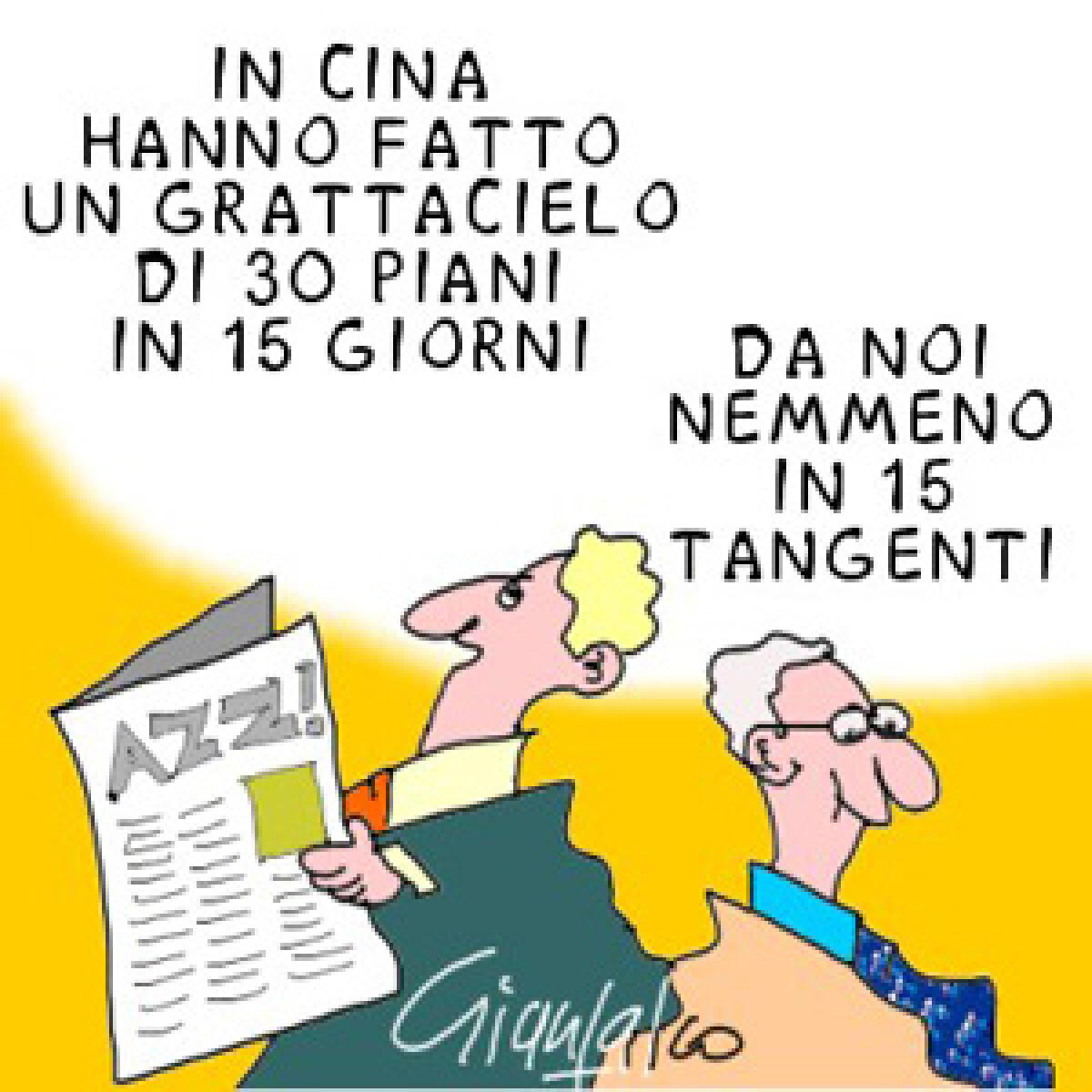 I cinesi fanno due piani al giorno. Come noi quando l'ascensore è rotto... - 