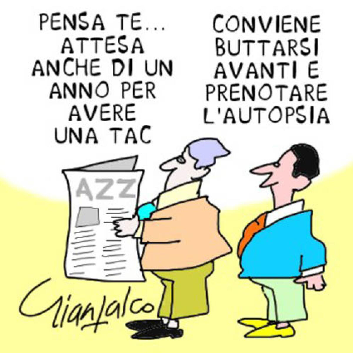 Un Paese in attesa. Di tirare le cuoia... - 