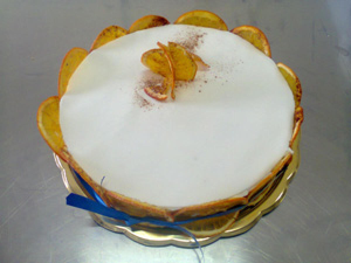 Delizia al fondente marmellata arance e pistacchio - 