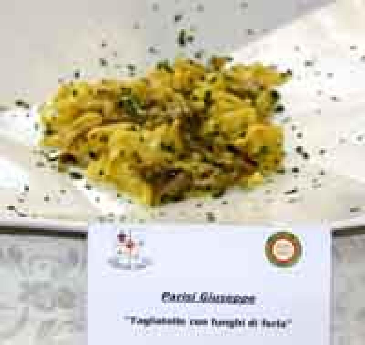 Tagliatelle ai funghi di Ferla - 