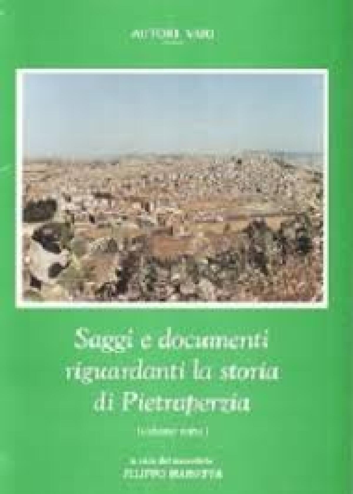 Storia di Pietraperzia by Filippo Marotta - 