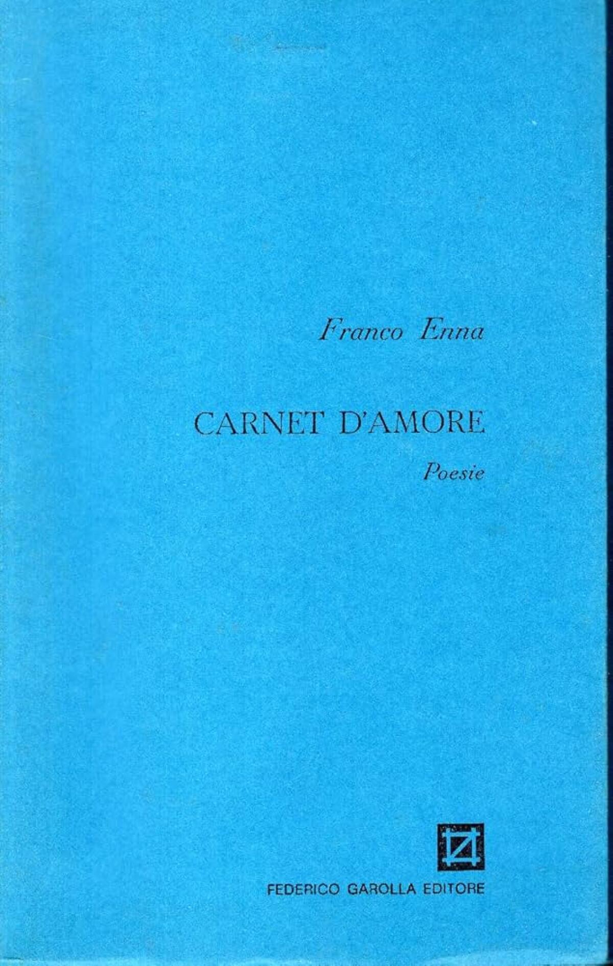 'Carnet d’amore' by Franco Enna - 