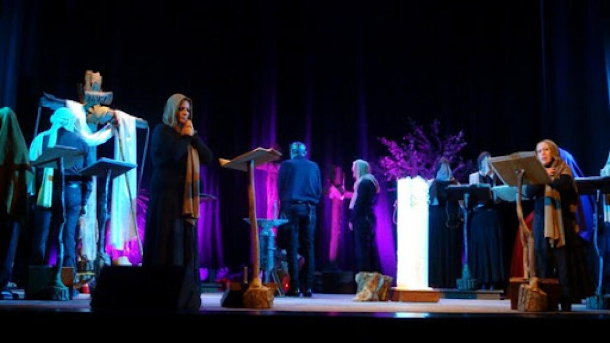 Enna. Rappresentazione “Mater Dolorosa” nella chiesa barocca Anime Sante - 