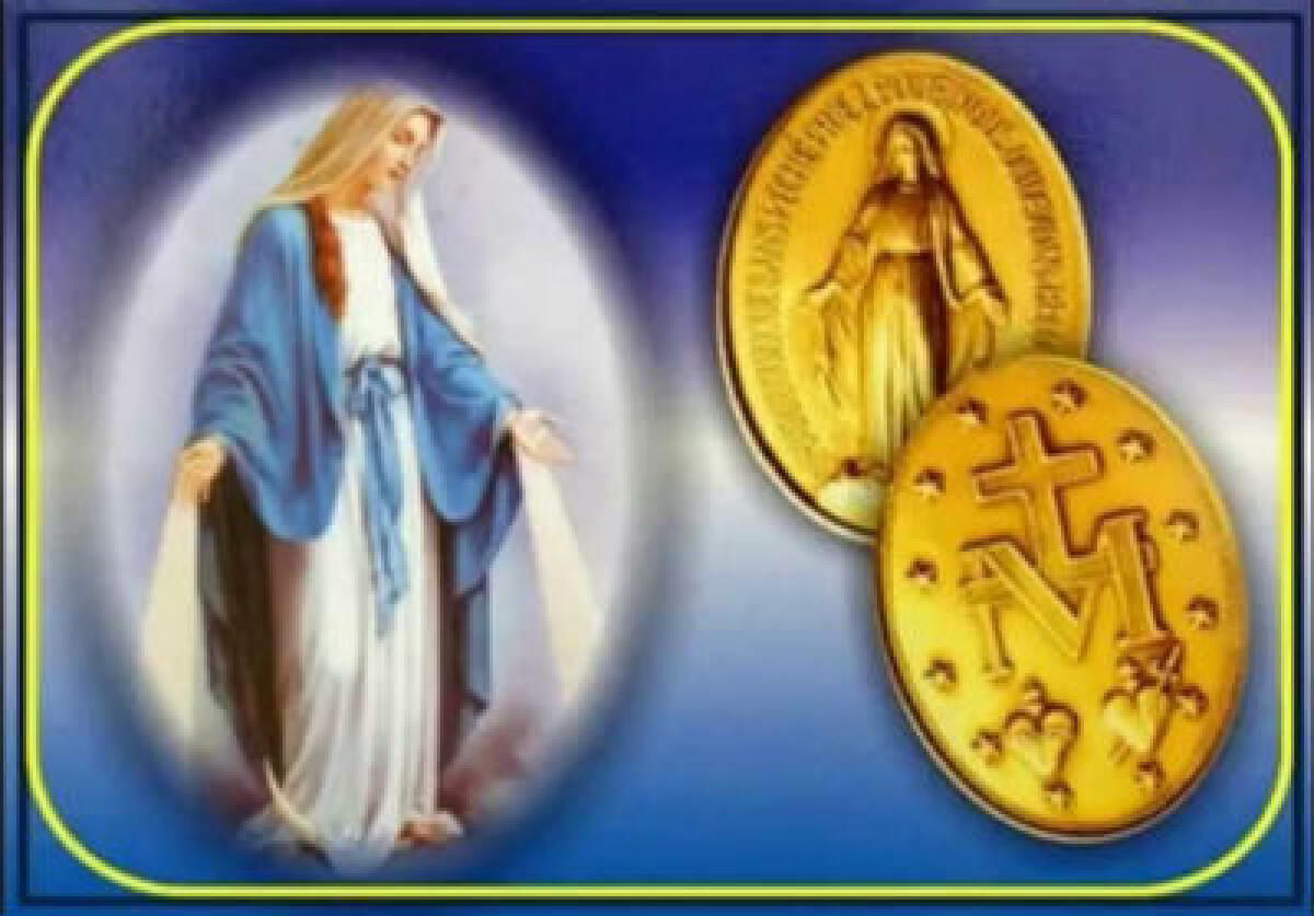 27 novembre: Vergine della Medaglia Miracolosa - 