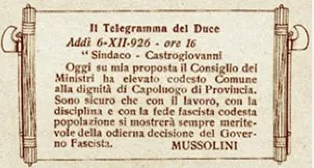 Enna, VI Dicembre, “sulu a chiazza nni ristò” - 