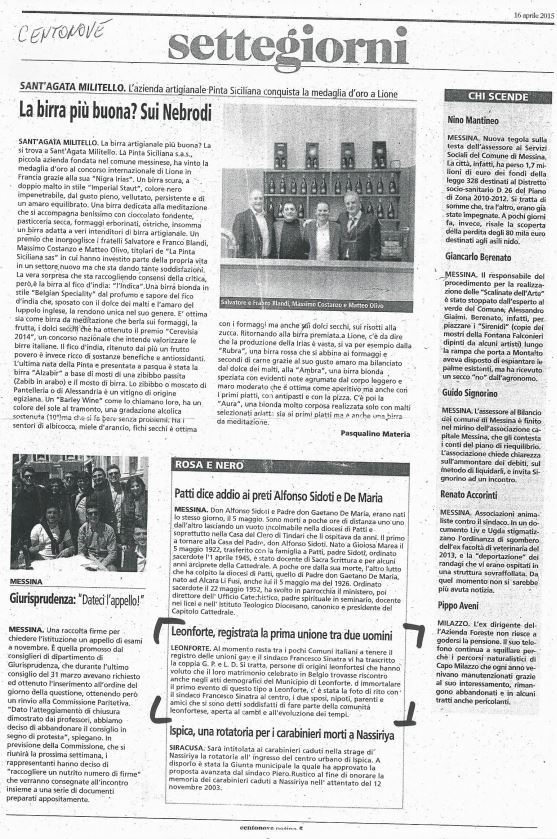 √i√i - Un pesce (leonfortese) ritardatario