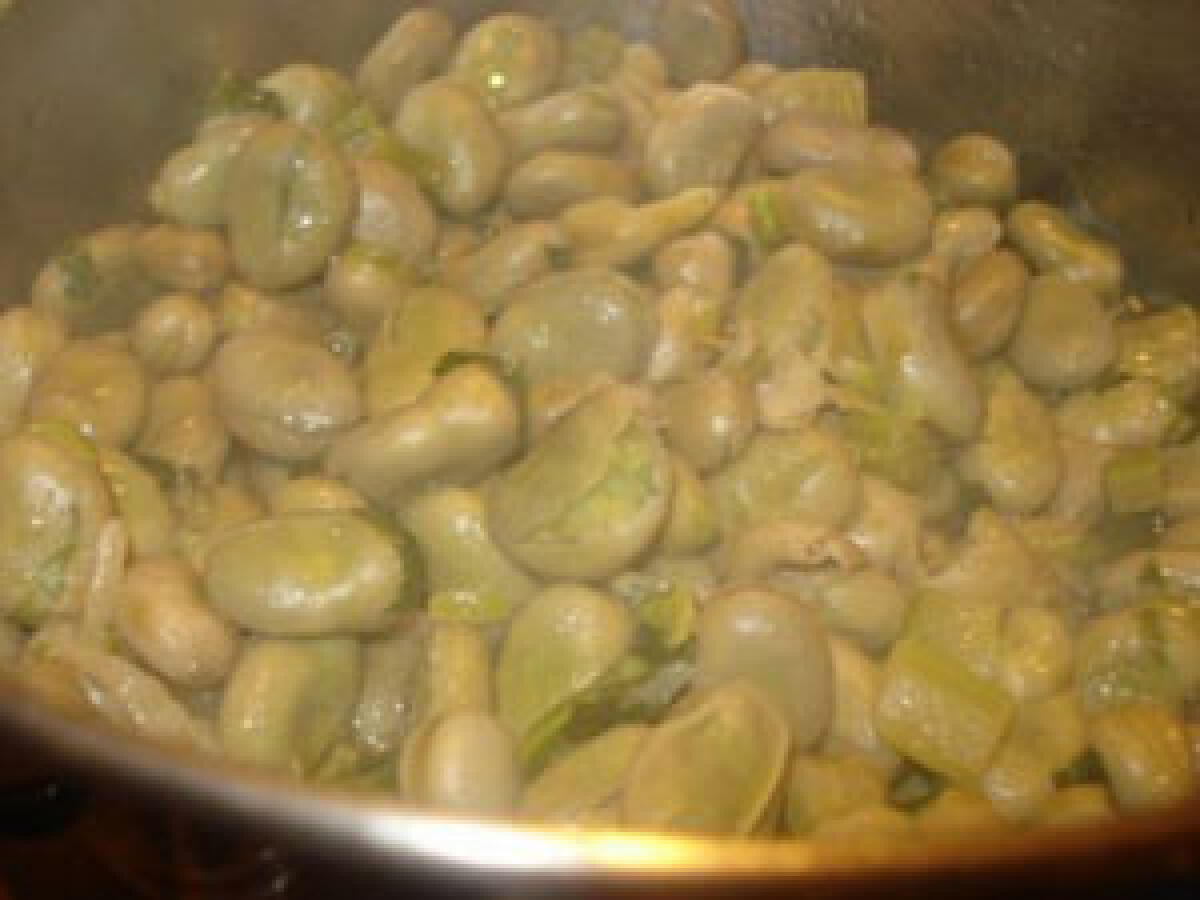 La pasta con fave e ricotta - 