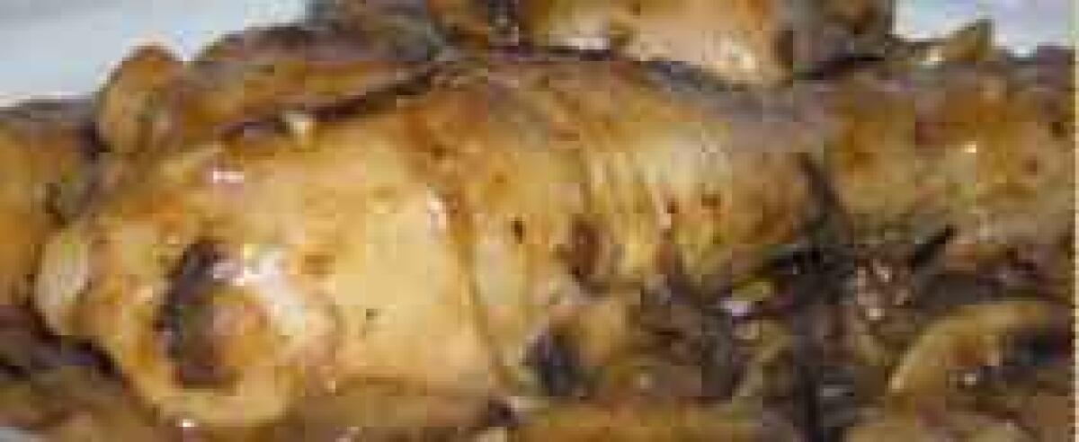 Insalata di pollo ai funghi - 