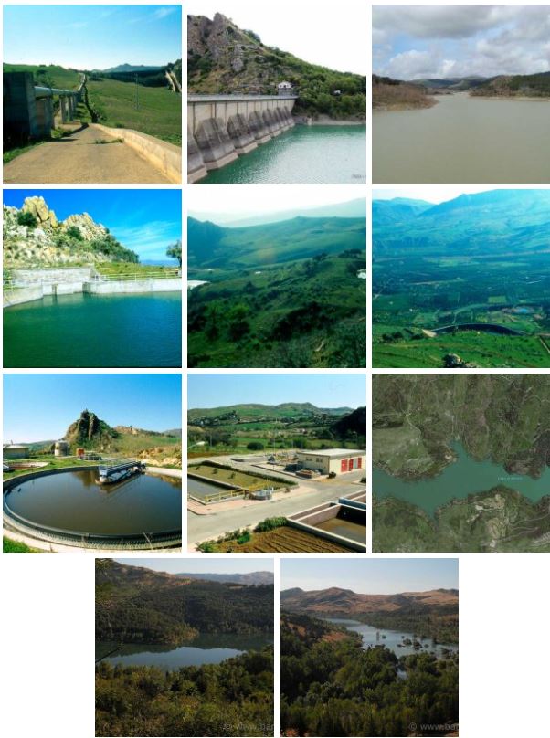 I laghi e dighe nella Provincia di Enna