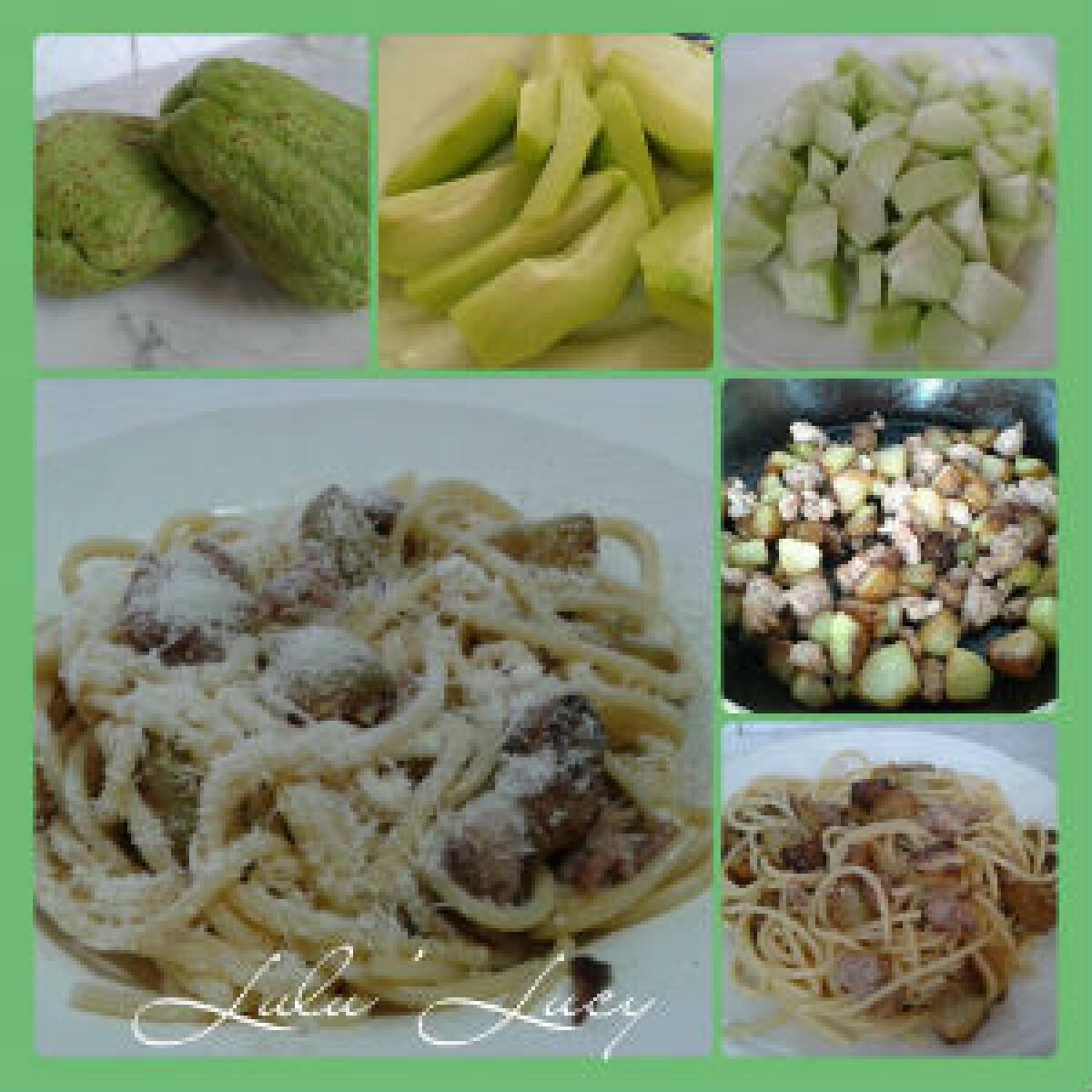 Pasta con la zucchina spinosa - 