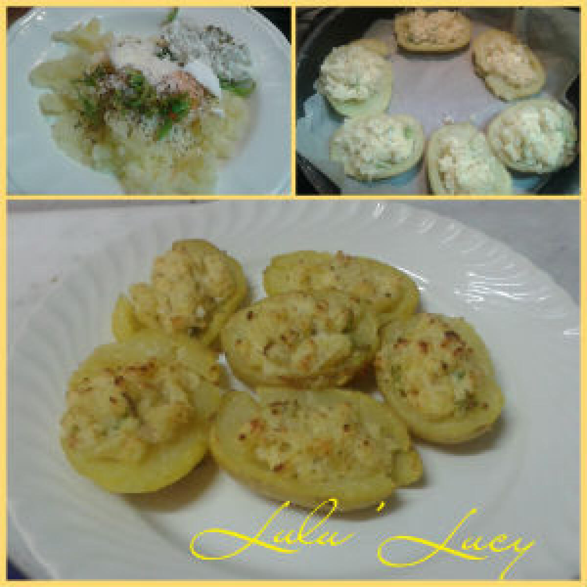 Barchette di patate gratinate - 