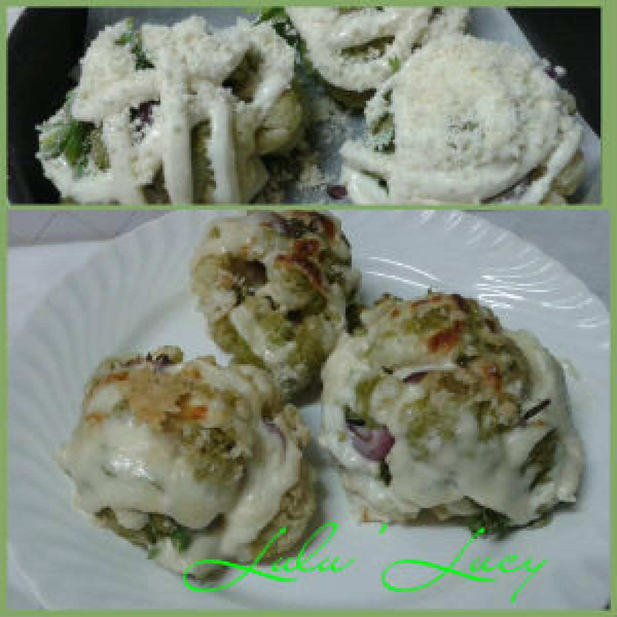 Rose di cavolfiore gratinato con sorpresa - 