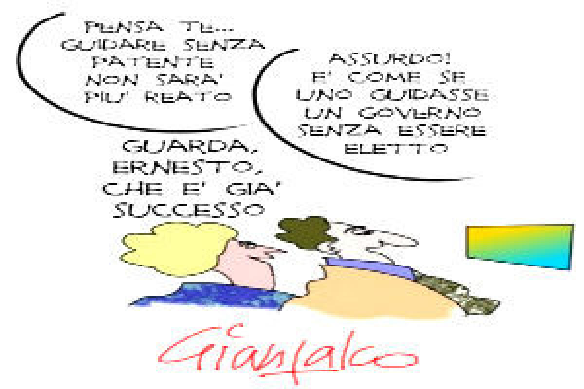 Guida senza patente: uno scappellotto e via - 