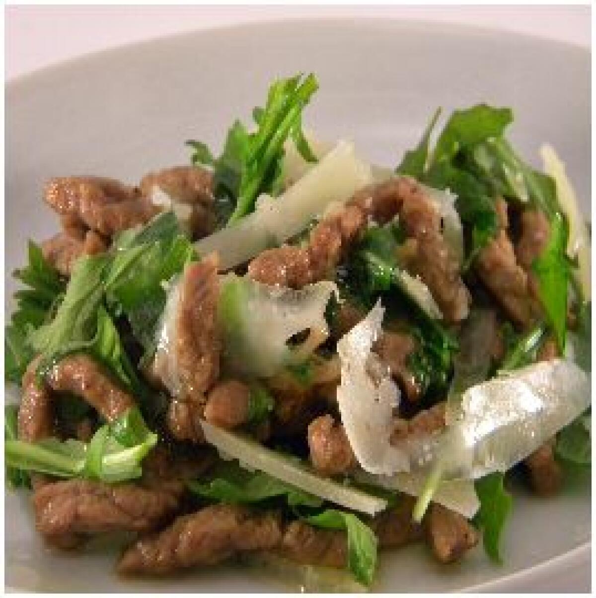Straccetti di manzo rucola e grana - 