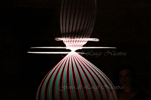 Enna √i√i: SPACETIME HELIX, torre di Federico: uno spettacolo di scultura-luce-suono