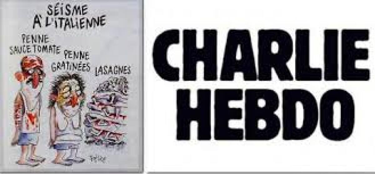 Bufera su Charlie Hebdo per la vignetta sul sisma. La replica del giornale: 'Prendetevela con la mafia' - 