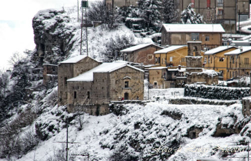 Enna, la neve di gennaio 2017. Foto by: Luigi Nicotra
