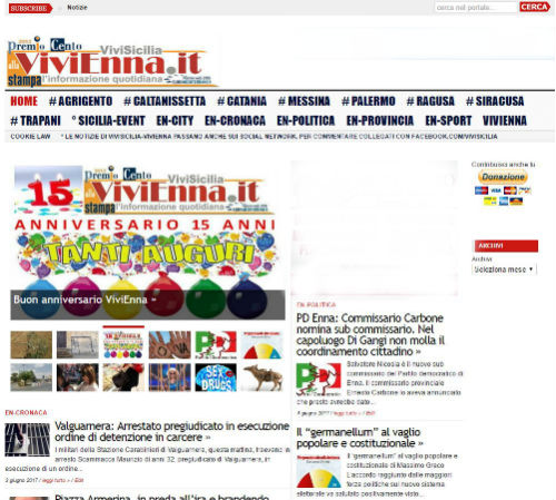 Buon anniversario √i√i: 15 anni con tutti Voi