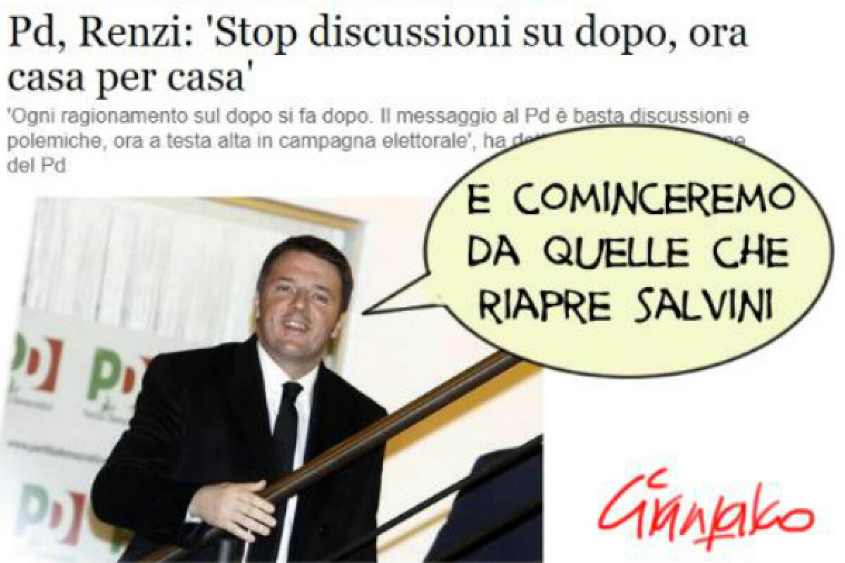 Renzi &amp; Salvini, i Mattei casalinghi - 