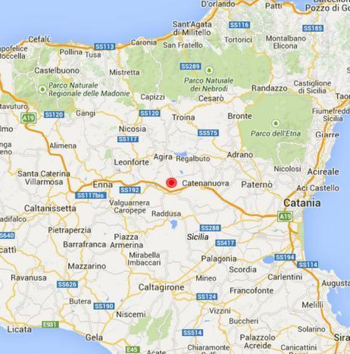 Terremoto ML 2.0 il 08-04-2018 ore 00:33 a 8 km Raddusa e 9 km Aidone - 