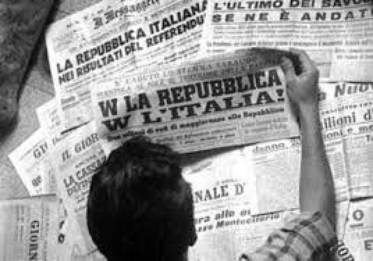 La Repubblica italiana è stata “democraticamente” eletta - 