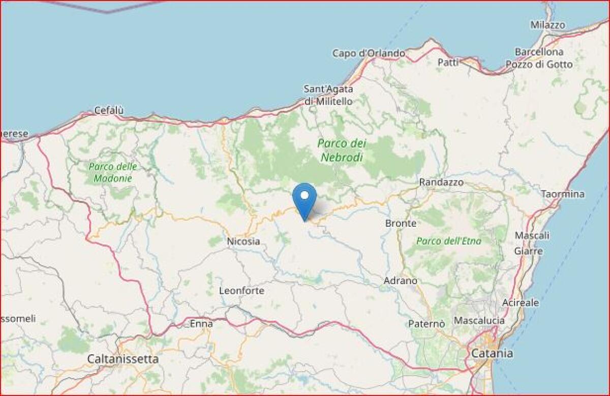 Terremoto ML 2.0 il 13-03-2019 ore 04:06:49 a 6 km NW Gagliano Castelferrato (EN) - 