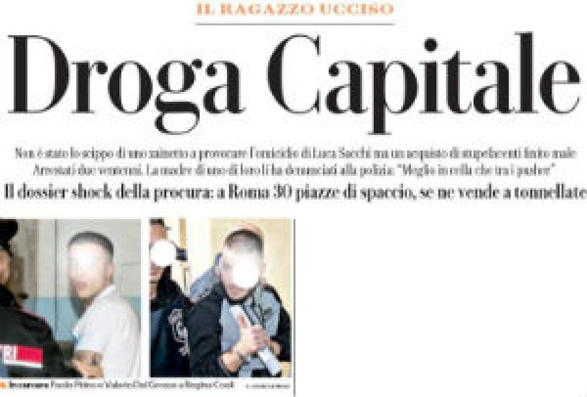 L'ho denunciato io, meglio in cella che a spacciare - 