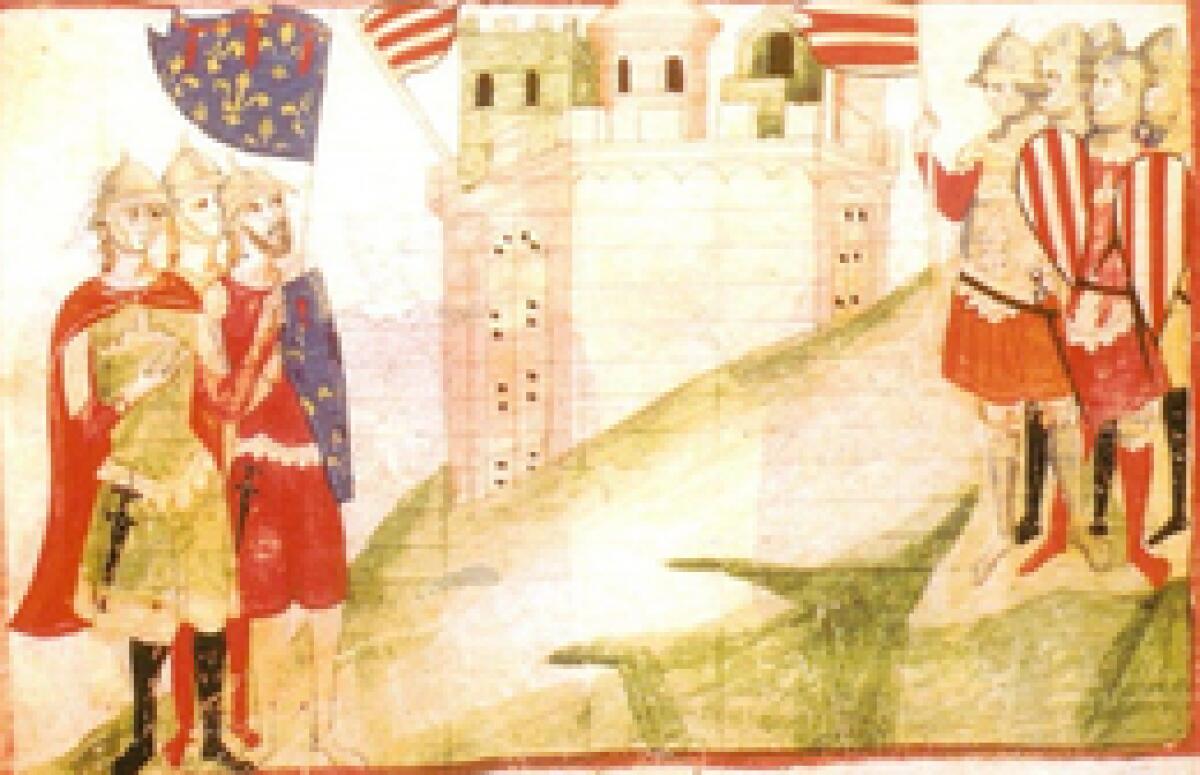 Enna. I fanti ennesi nella battaglia della Falconara del 1° dicembre 1299 durante la guerra del Vespro - 