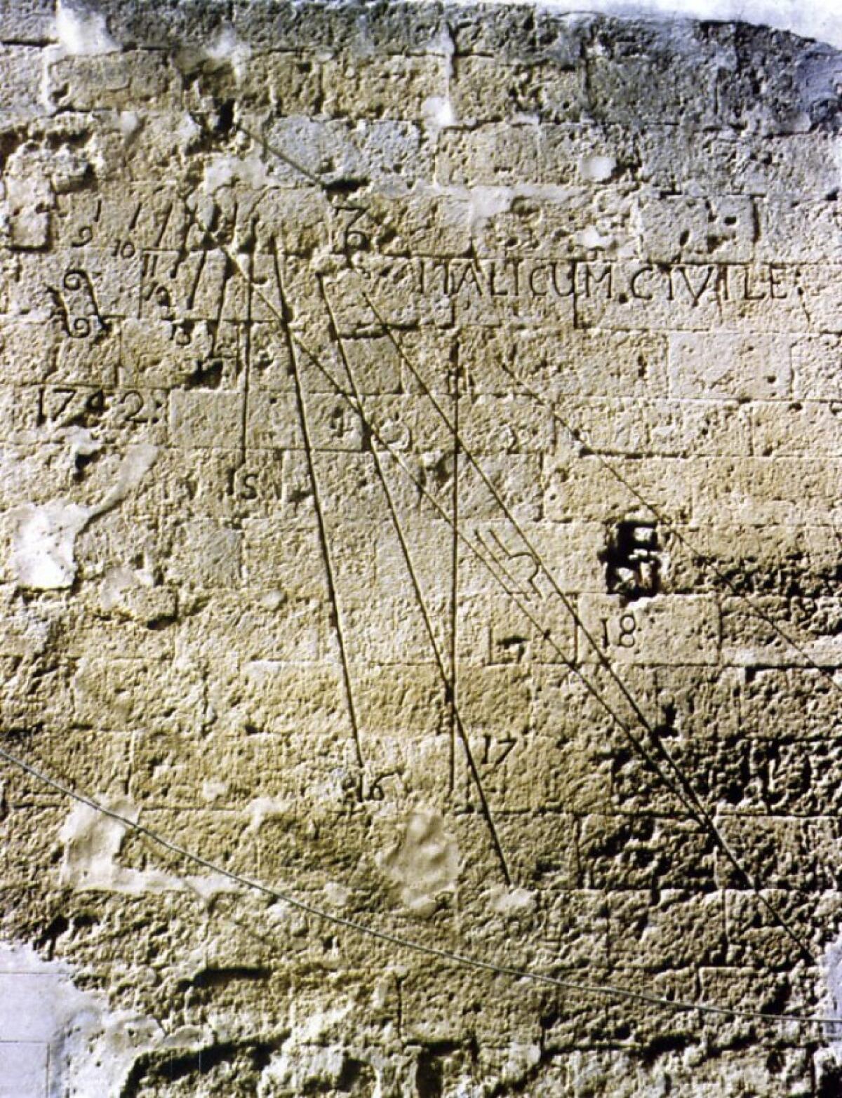 Enna. Orologio solare della Chiesa di S. Giovanni - 