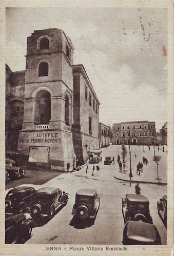 I profondi cambiamenti urbanistici di Enna (foto antiche)