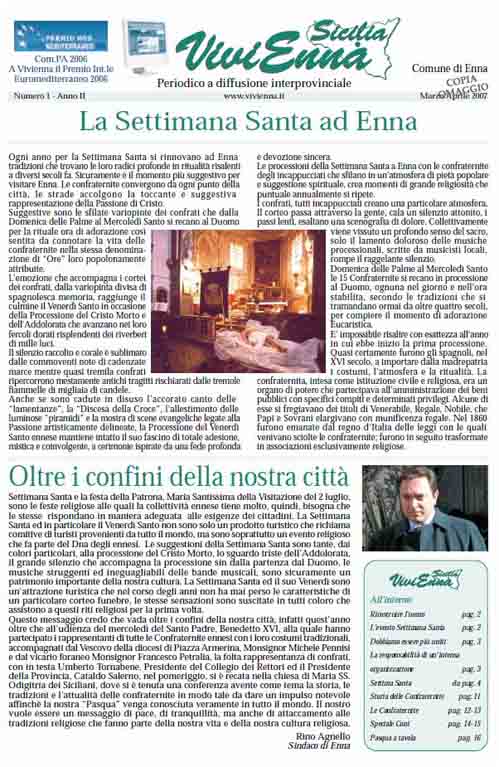 Pasqua a Enna, riti Settimana Santa - video e foto