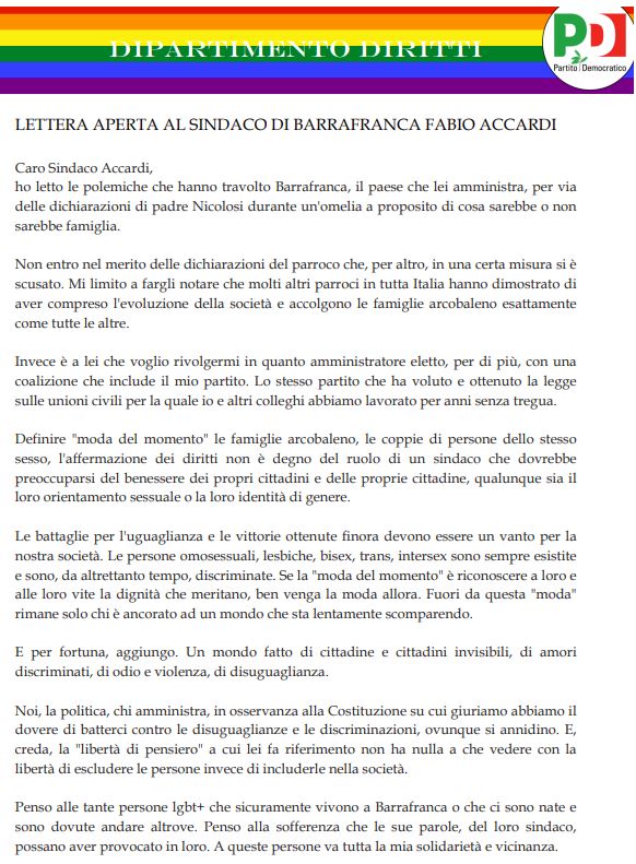 √i√i - personaggio dell’anno 2020: Sindaco di Barrafranca (risposta del primo cittadino)