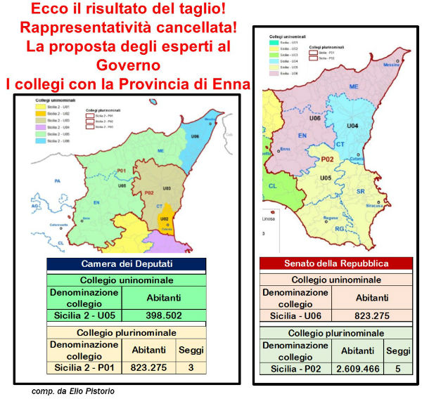 La provincia di Enna nella nuova geografia elettorale