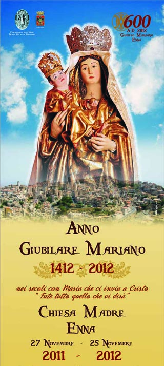 Maria SS. della Visitazione Patrona di Enna - video e foto