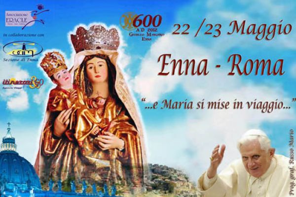 Maria SS. della Visitazione Patrona di Enna - video e foto