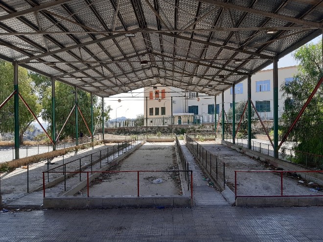 Bocciodromo nel quartiere degli Angeli a Caltanissetta