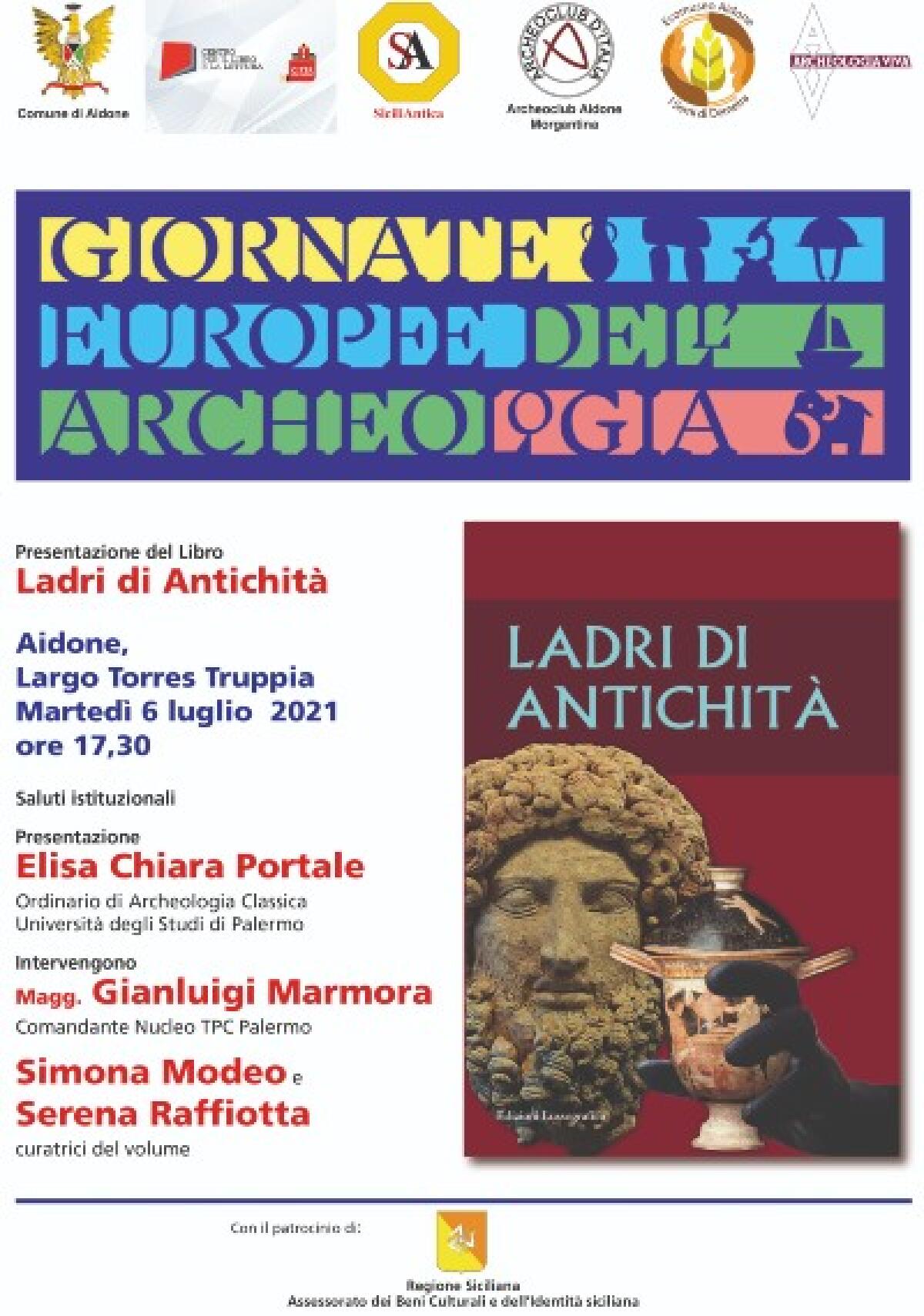 “Ladri di antichità” Presentazione del libro ad Aidone - 