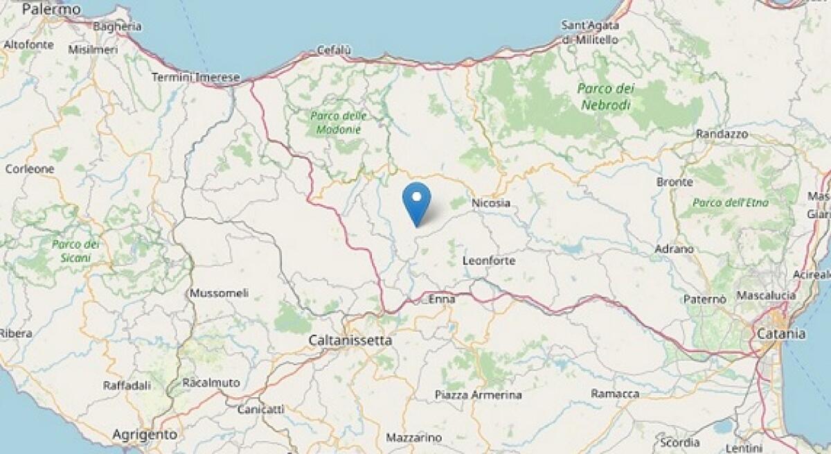 Terremoto ML 3.1 il 25-07-2022 ore 10:37 ad Alimena (PA) - Sentito anche in provincia di Enna - 