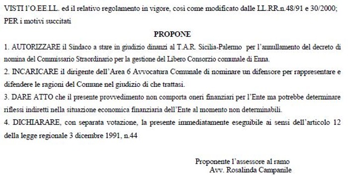 Enna. Il Sindaco Dipietro sfida anche la Regione