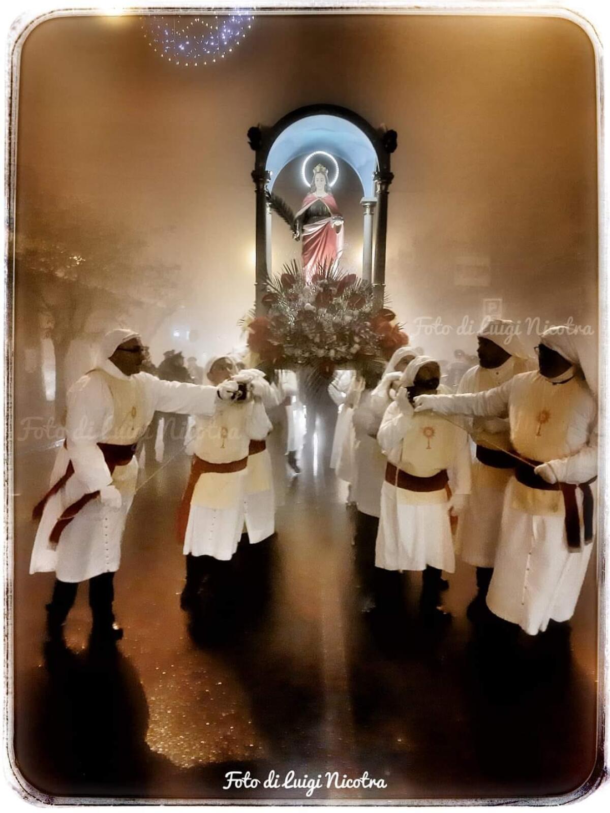 Enna: festa Santa Lucia - in ricordo dell'ex Prete Marotta - 