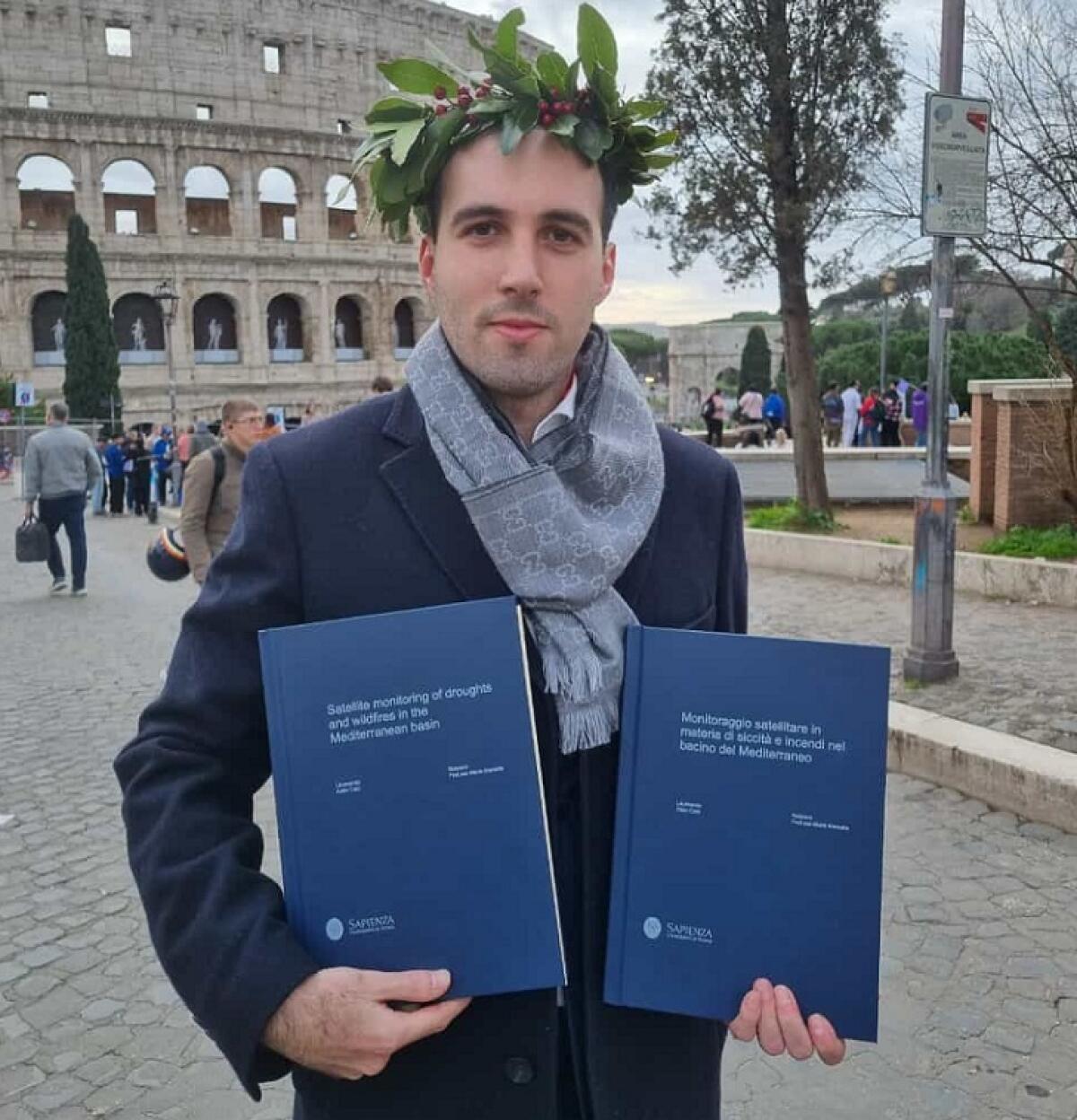 Alain Calò di Nicosia, nostro collaboratore, seconda laurea magistrale in ingegneria Spaziale e Astronautica alla Sapienza di Roma - 