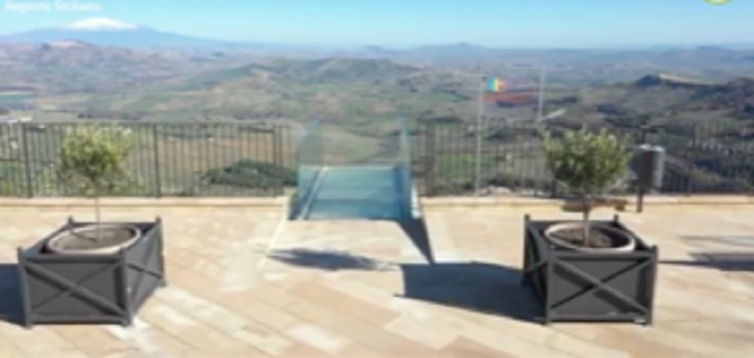 Calascibetta riaperto dopo 40 anni il belvedere di piazza San Pietro