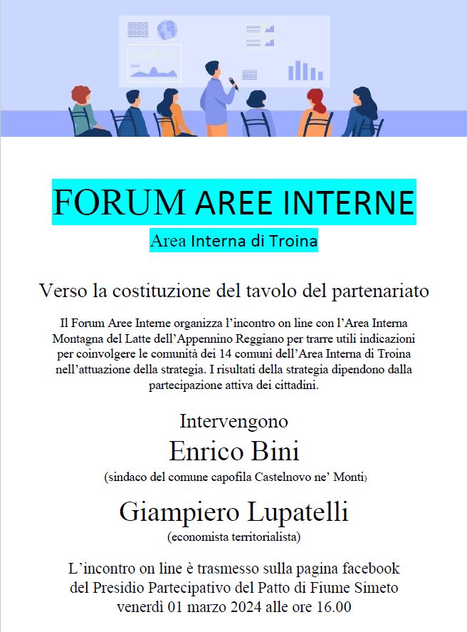 Troina seminario Area Interna (AI) “La Montagna del latte”