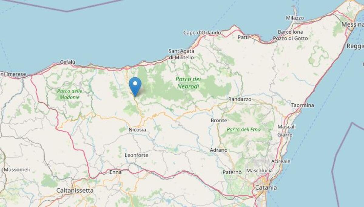 Terremoto ML 2.4 il 14-04-2024 ore 06:20 a 6 km SE Mistretta (ME), avvertito a Cerami, Sperlinga e Nicosia - 